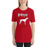 Pets Not Bets Trendy Letters - Short-Sleeve Unisex T-Shirt - Grey Lives Matter Shop