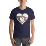 Greyhound Love Heart Short-Sleeve Unisex T-Shirt, WCH - Grey Lives Matter Shop