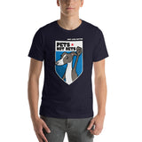 Pets Not Bets Shield - Short-Sleeve Unisex T-Shirt - Grey Lives Matter Shop