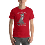 Pets Not Bets Ex-Racer - Short-Sleeve Unisex T-Shirt - Grey Lives Matter Shop