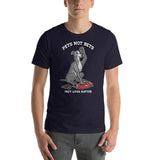 Pets Not Bets Ex-Racer - Short-Sleeve Unisex T-Shirt - Grey Lives Matter Shop