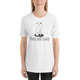 Pets Not Bets Sitting Grey - Short-Sleeve Unisex T-Shirt - Grey Lives Matter Shop