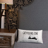 Greyhound Zone Throw Pillow - Grey Lives Matter Shop