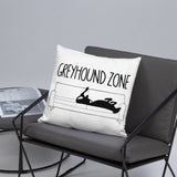 Greyhound Zone Throw Pillow - Grey Lives Matter Shop