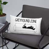 Greyhound Zone Throw Pillow - Grey Lives Matter Shop