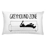 Greyhound Zone Throw Pillow - Grey Lives Matter Shop
