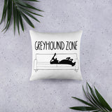 Greyhound Zone Throw Pillow - Grey Lives Matter Shop
