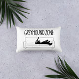 Greyhound Zone Throw Pillow - Grey Lives Matter Shop