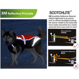 Truelove Waterproof Reflective Stripe Dog Coat All season waterproof dog coat - Grey Lives Matter Shop
