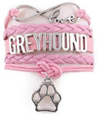 Infinity Love Dog Paw Greyhound Bracelet - Grey Lives Matter Shop