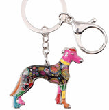 Greyhound Enamel Key Ring - Grey Lives Matter Shop