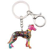 Greyhound Enamel Key Ring - Grey Lives Matter Shop