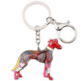 Greyhound Enamel Key Ring - Grey Lives Matter Shop