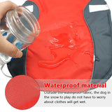 Warm, Water Resistant Fleece Lined Dog Vest, Jacket, Reflective Dog Coat For Winter - Grey Lives Matter Shop