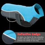Warm, Water Resistant Fleece Lined Dog Vest, Jacket, Reflective Dog Coat For Winter - Grey Lives Matter Shop