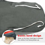 Warm, Water Resistant Fleece Lined Dog Vest, Jacket, Reflective Dog Coat For Winter - Grey Lives Matter Shop