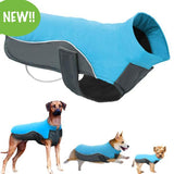 Warm, Water Resistant Fleece Lined Dog Vest, Jacket, Reflective Dog Coat For Winter - Grey Lives Matter Shop