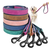 Ultra High Quality Padded Leather Dog Leash - Grey Lives Matter Shop