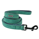 Ultra High Quality Padded Leather Dog Leash - Grey Lives Matter Shop