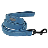 Ultra High Quality Padded Leather Dog Leash - Grey Lives Matter Shop