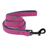 Ultra High Quality Padded Leather Dog Leash - Grey Lives Matter Shop