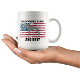 American Greyhound 11oz Mug - Grey Lives Matter Shop