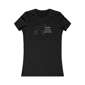 Greyhound Rescue T-Shirt with Grey Lives Matter Dog Logo - Grey Lives Matter Shop