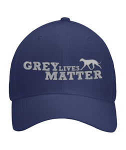 Grey Lives Matter Custom Embroidered Velcro Back Hat - Grey Lives Matter Shop