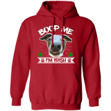 Boop Me I'm Irish Pullover Hoodie 8 oz. St. Patricks day Special - WHTXT - Grey Lives Matter Shop