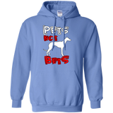 Pets Not Bets Red and White Pullover Hoodie - Grey Lives Matter Shop