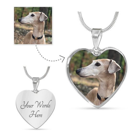Personalized necklace with Photo, Pet photo necklace - Grey Lives Matter Shop