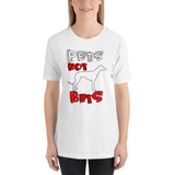 Pets Not Bets Trendy Letters - Short-Sleeve Unisex T-Shirt - Grey Lives Matter Shop