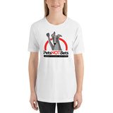 Pets Not Bets Red Arch - Short-Sleeve Unisex T-Shirt - Grey Lives Matter Shop