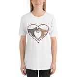 Greyhound Love Heart Short-Sleeve Unisex T-Shirt, SCH - Grey Lives Matter Shop