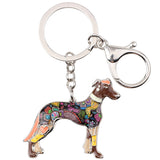 Greyhound Enamel Key Ring - Grey Lives Matter Shop