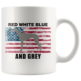 American Greyhound 11oz Mug - Grey Lives Matter Shop